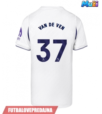 Lacne Muži Futbalové dres Tottenham Hotspur Micky van de Ven #37 2026-27 Krátky Rukáv - Domáci